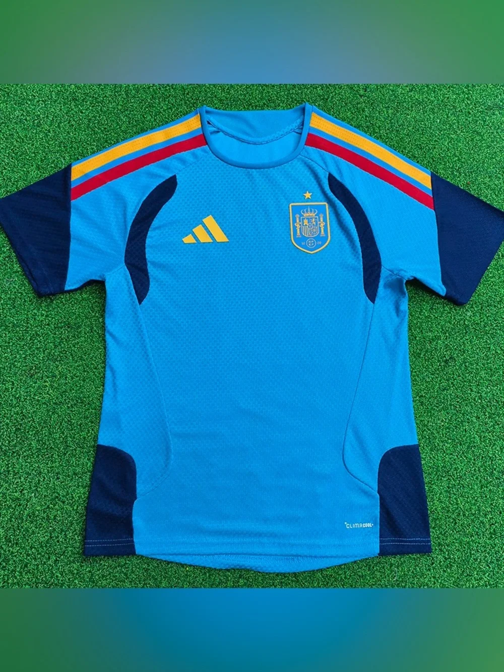Spain National Team 2026 World Cup Lake Blue Player Version Training Men’s S